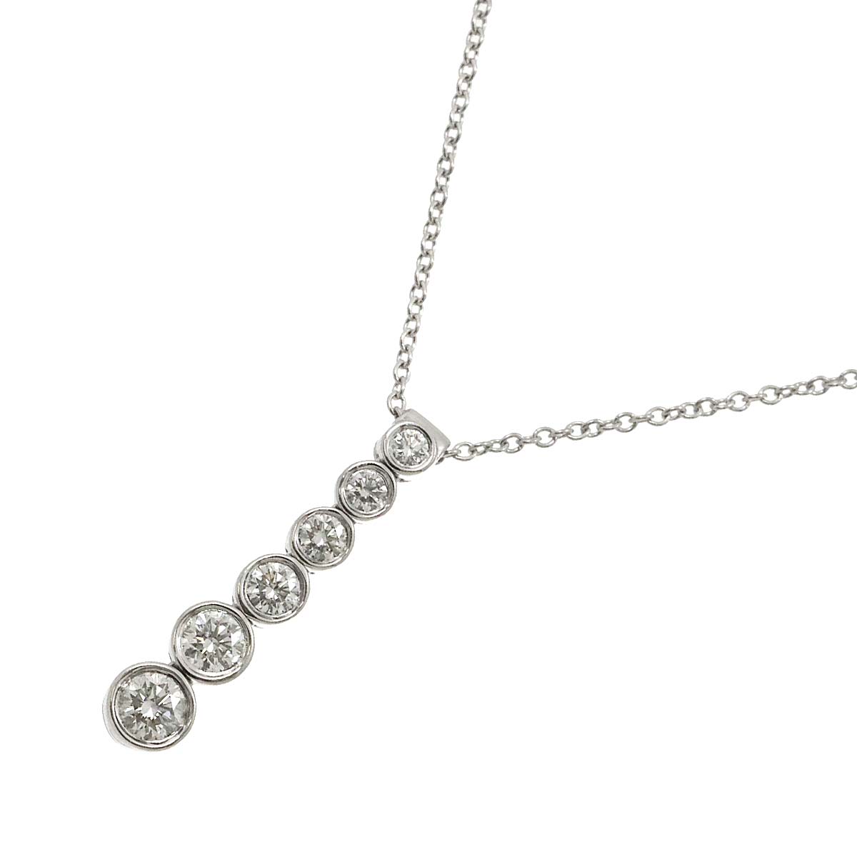 Jazz Diamond Necklace Pt Platinum
