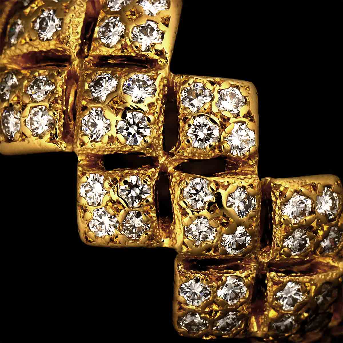 Diamond 0.52ct Ring 18K YG 750 Size7.75-8(US)