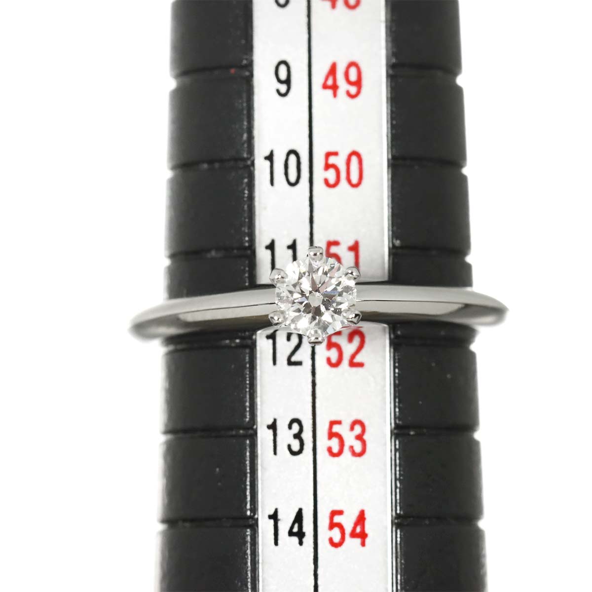 Diamond 0.25ct I/VVS1/3EX Ring Pt Platinum Size6(US)