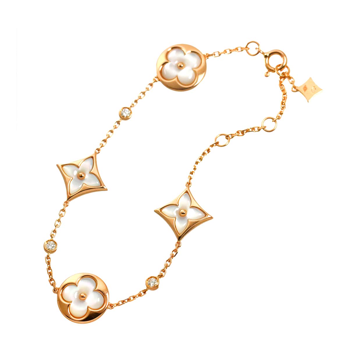 Blossom BB Diamond Bracelet 18K Pink Gold 750