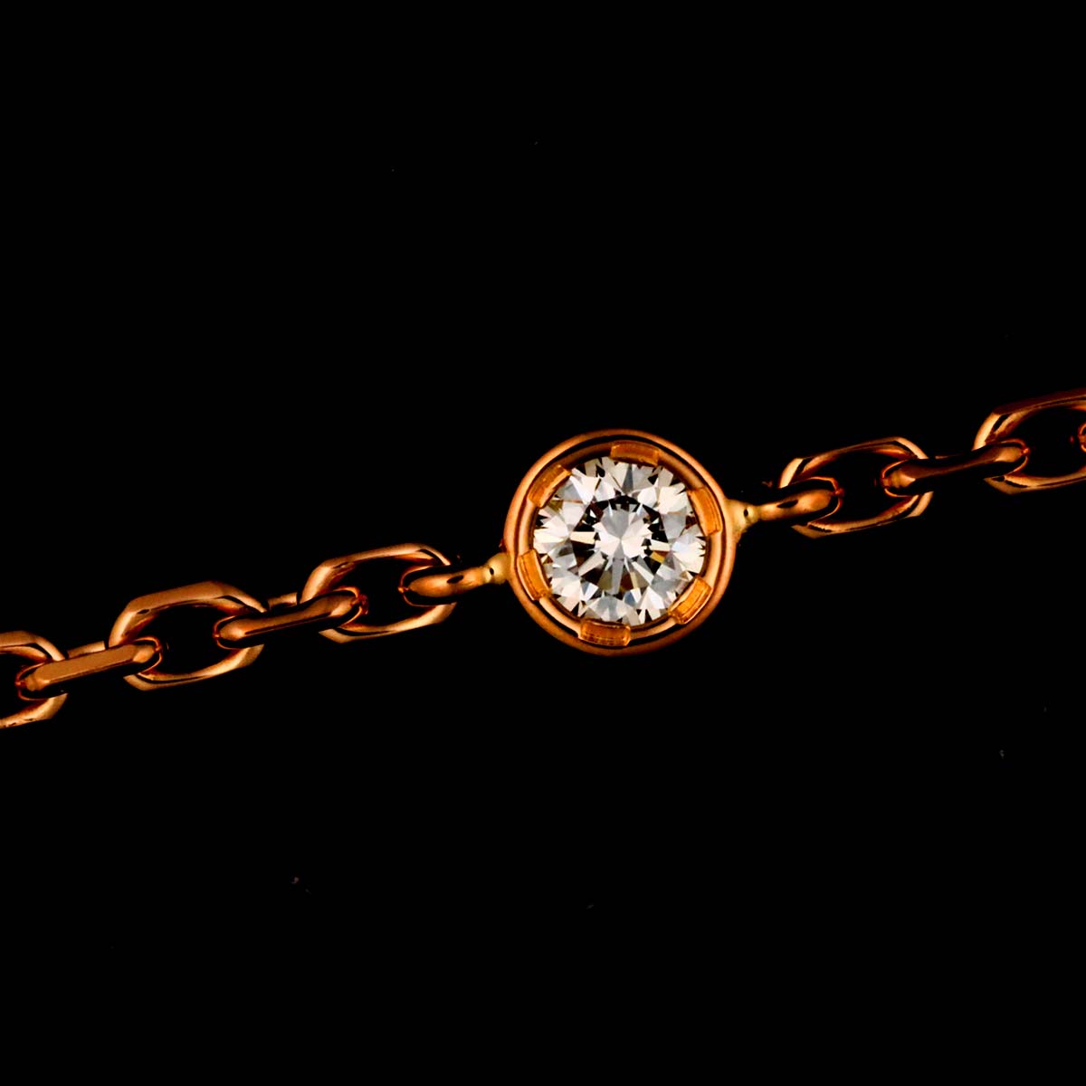 Blossom BB Diamond Bracelet 18K Pink Gold 750
