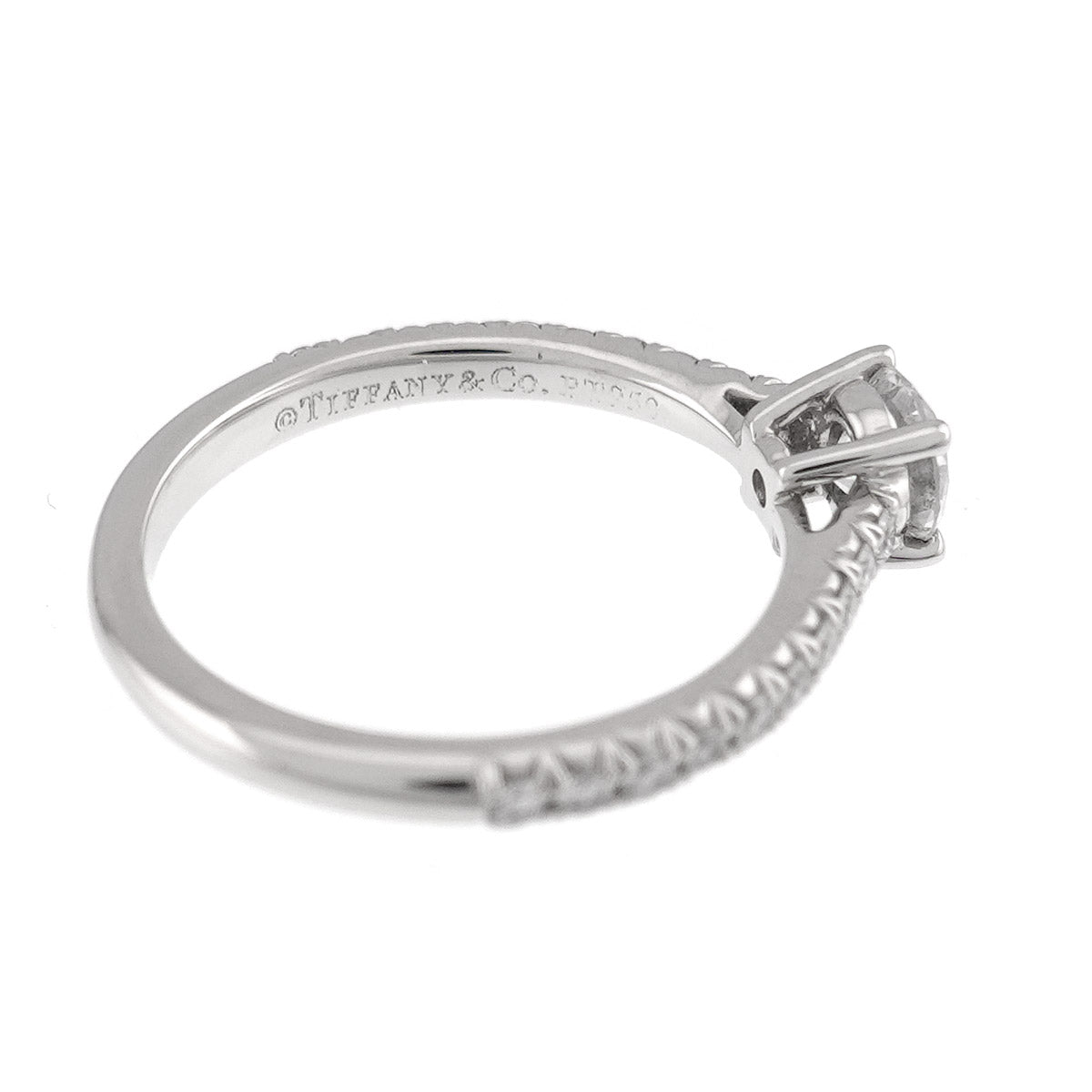 Novo Diamond 0.32ct F/VS1/3EX Ring Pt size3.75-4(US)