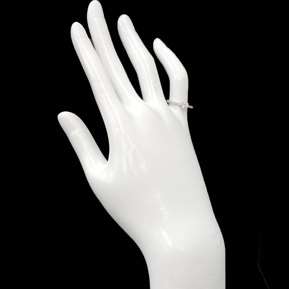 Novo Diamond 0.32ct F/VS1/3EX Ring Pt size3.75-4(US)