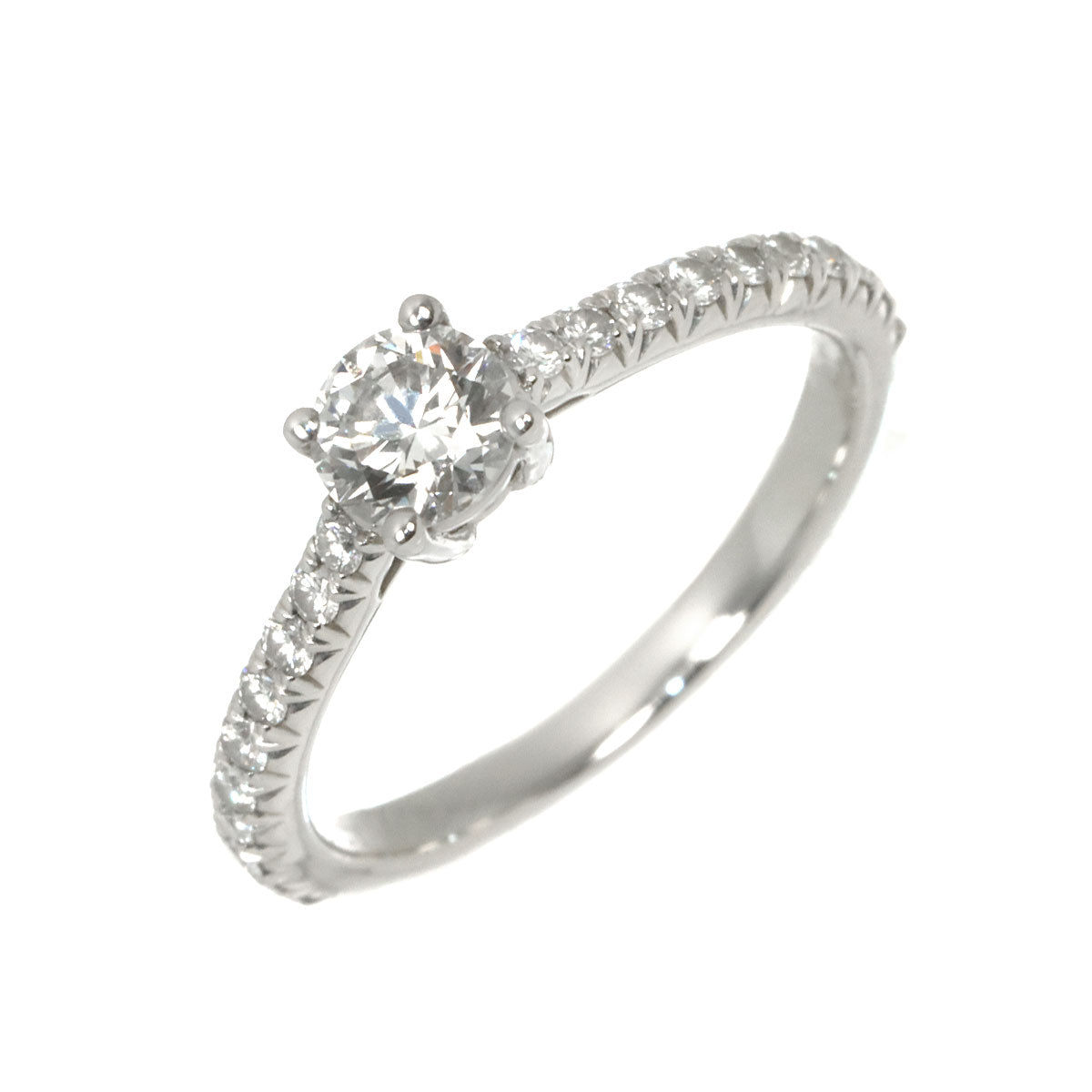 Novo Diamond 0.32ct F/VS1/3EX Ring Pt size3.75-4(US)