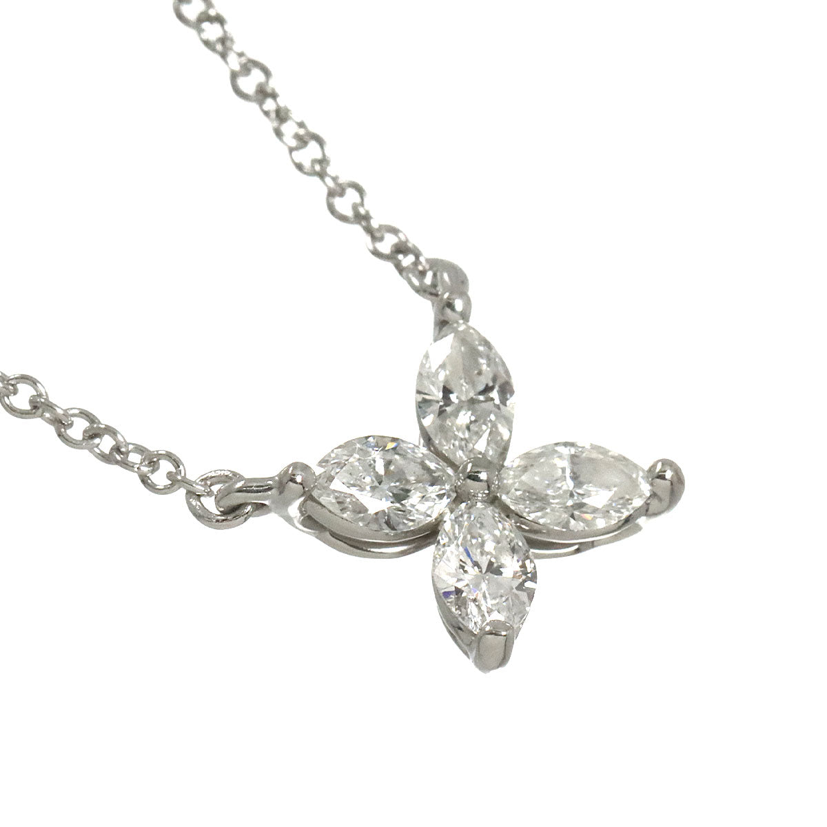 Victoria Medium Diamond Necklace Platinum