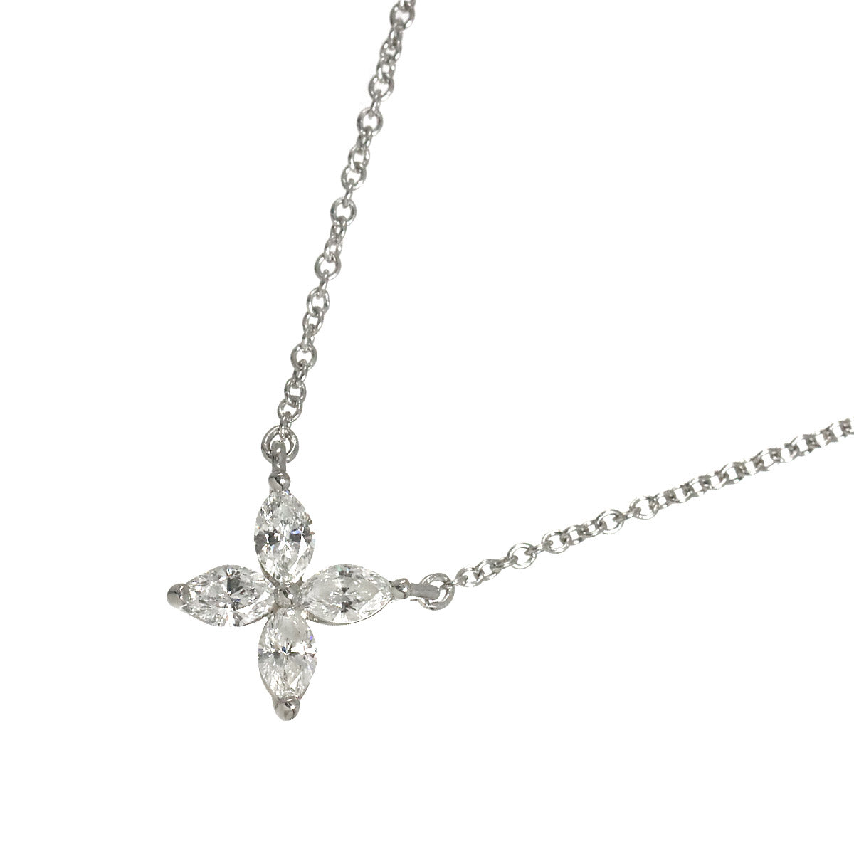 Victoria Medium Diamond Necklace Platinum