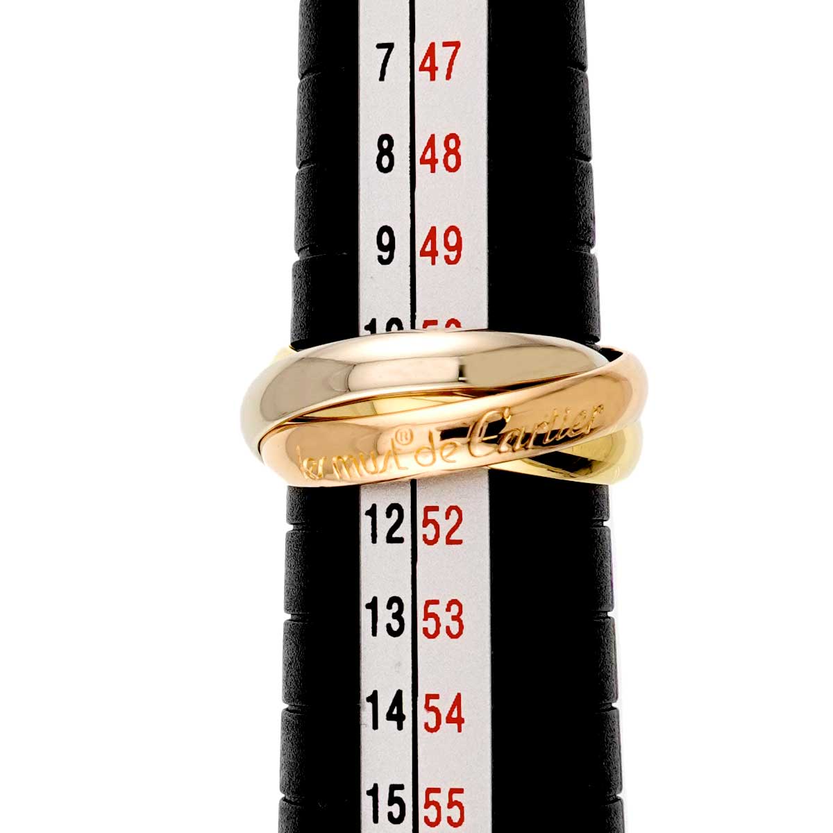 Trinity MM Ring 18K YG WG PG 750 Size51 5.5-5.75(US)