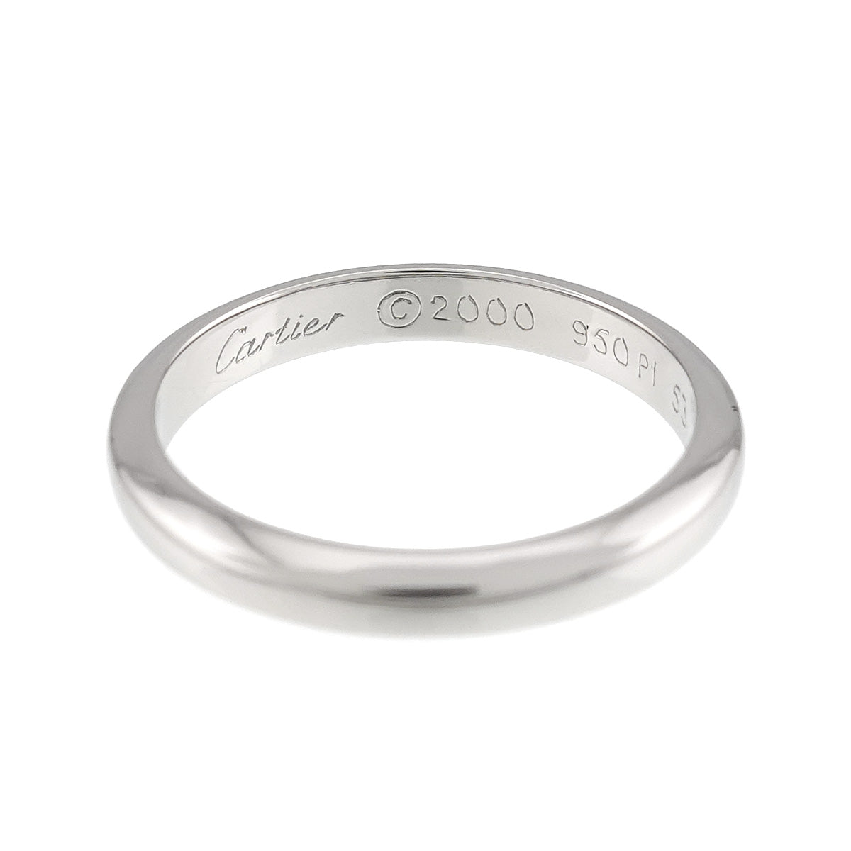Classic Ring Platinum Size53 6.25-6.5(US)