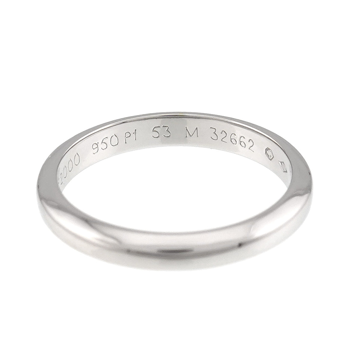 Classic Ring Platinum Size53 6.25-6.5(US)