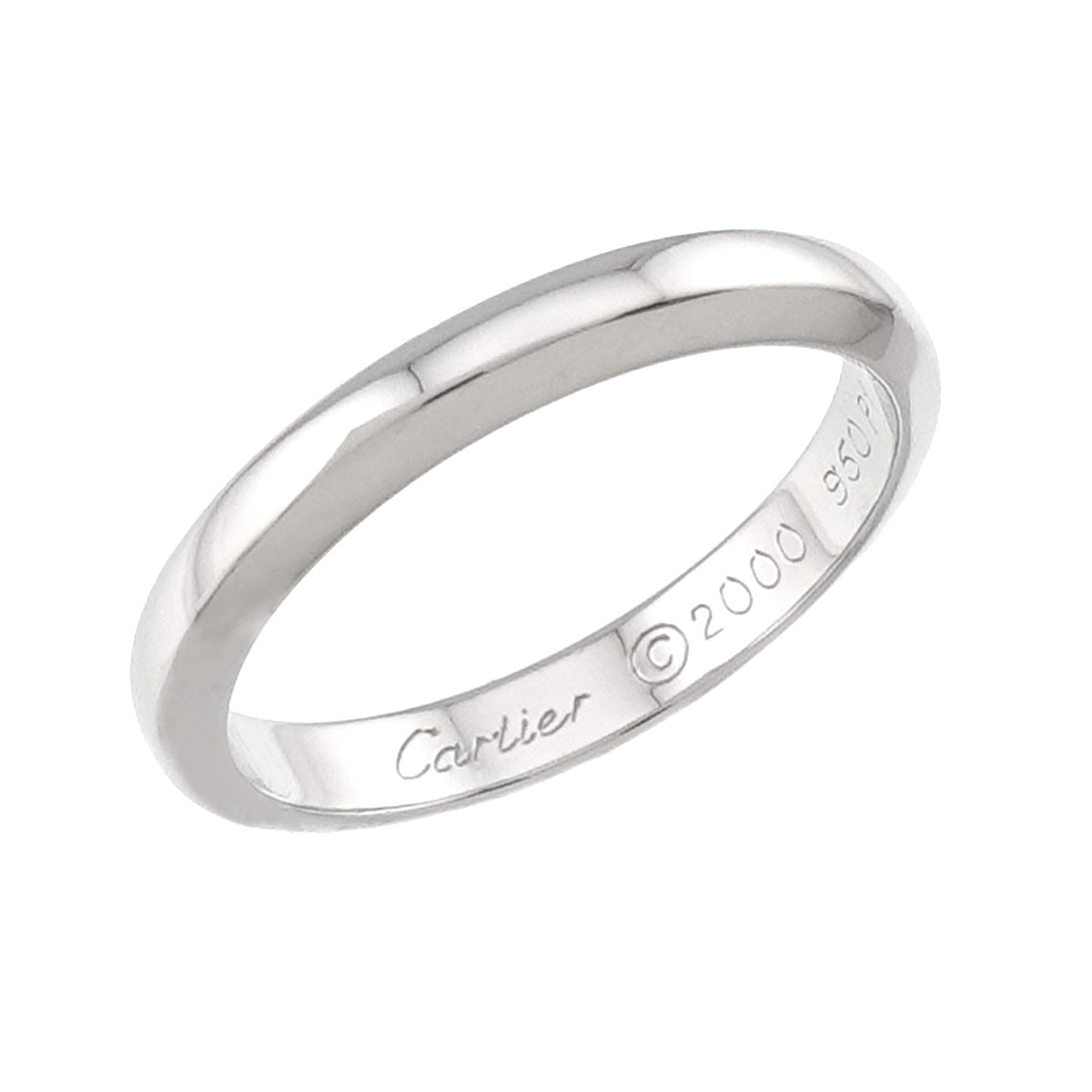 Classic Ring Platinum Size53 6.25-6.5(US)
