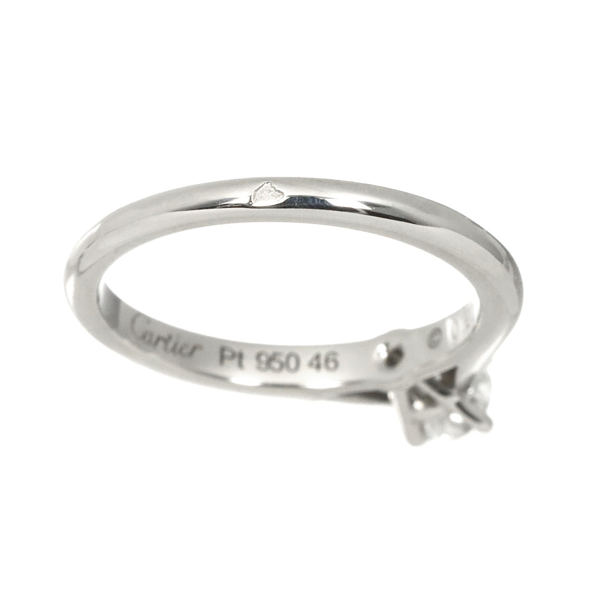 Diamond 0.21ct Ring Platinum size46 3.25-3.75(US)