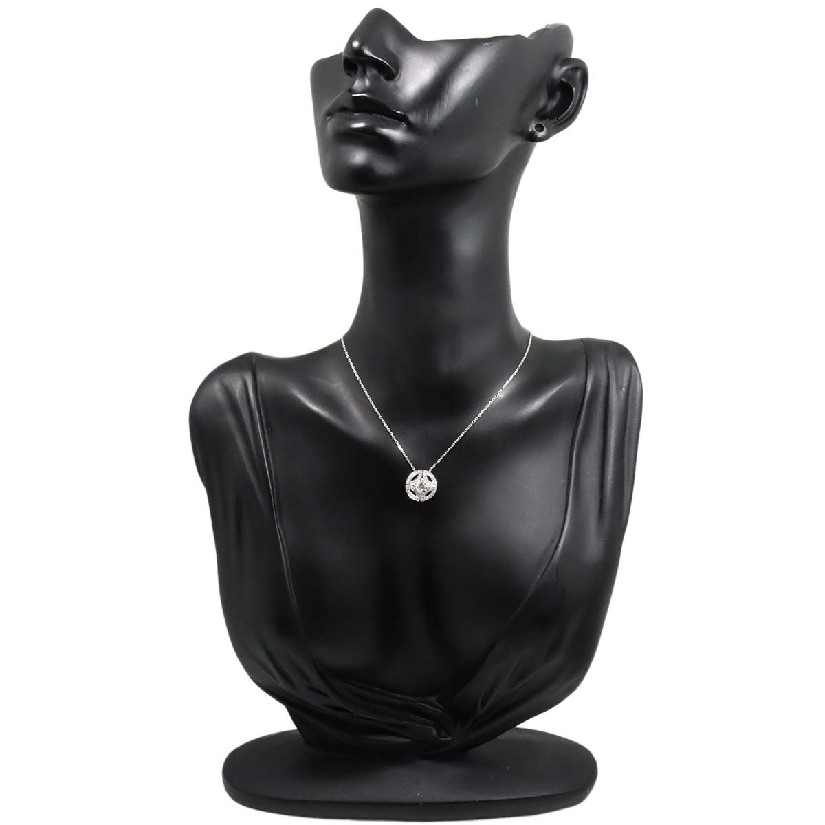 GALANTERIE Diamond 0.51ct G/VVS1/3EX Necklace 18K WG 750