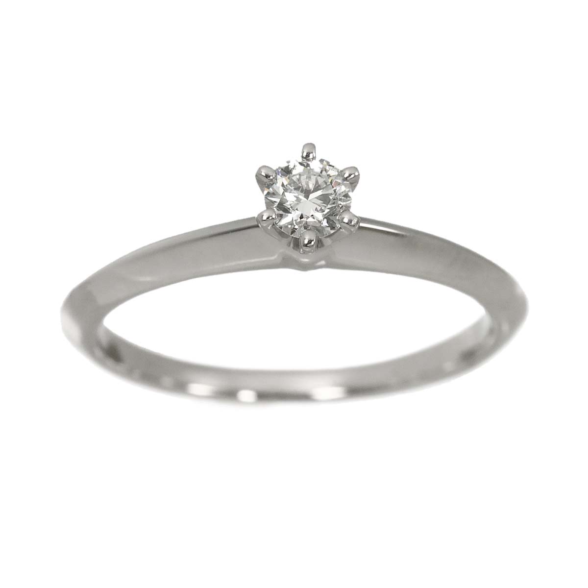 Diamond 0.19ct Ring Pt 6.25-6.5(US)
