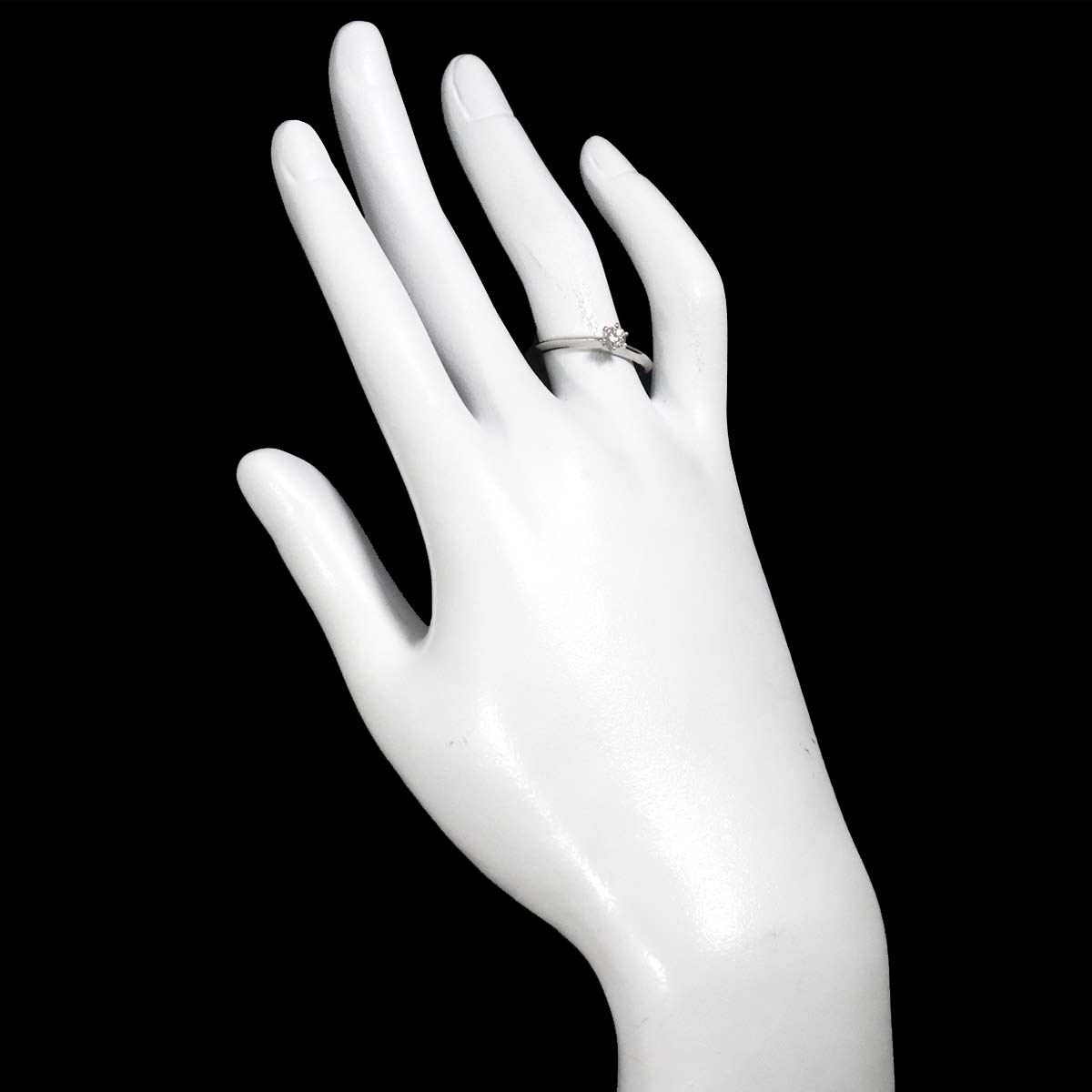 Diamond 0.19ct Ring Pt 6.25-6.5(US)