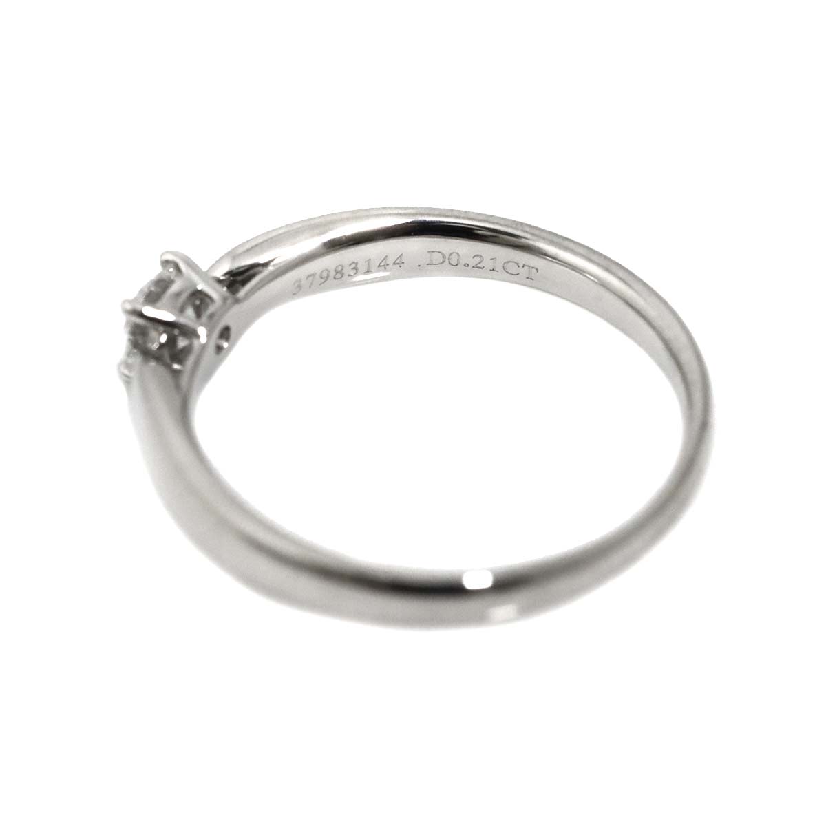 Harmony Diamond 0.21ct Ring Pt Size5.5-5.75(US)
