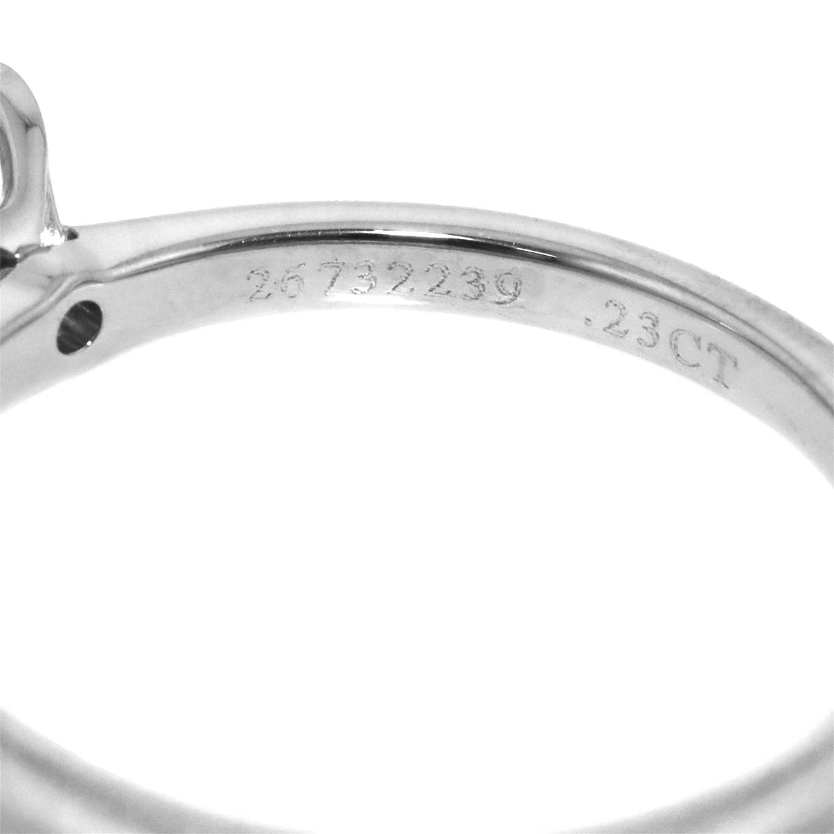 Diamond 0.23ct Ring Platinum Size5.75-6(US)
