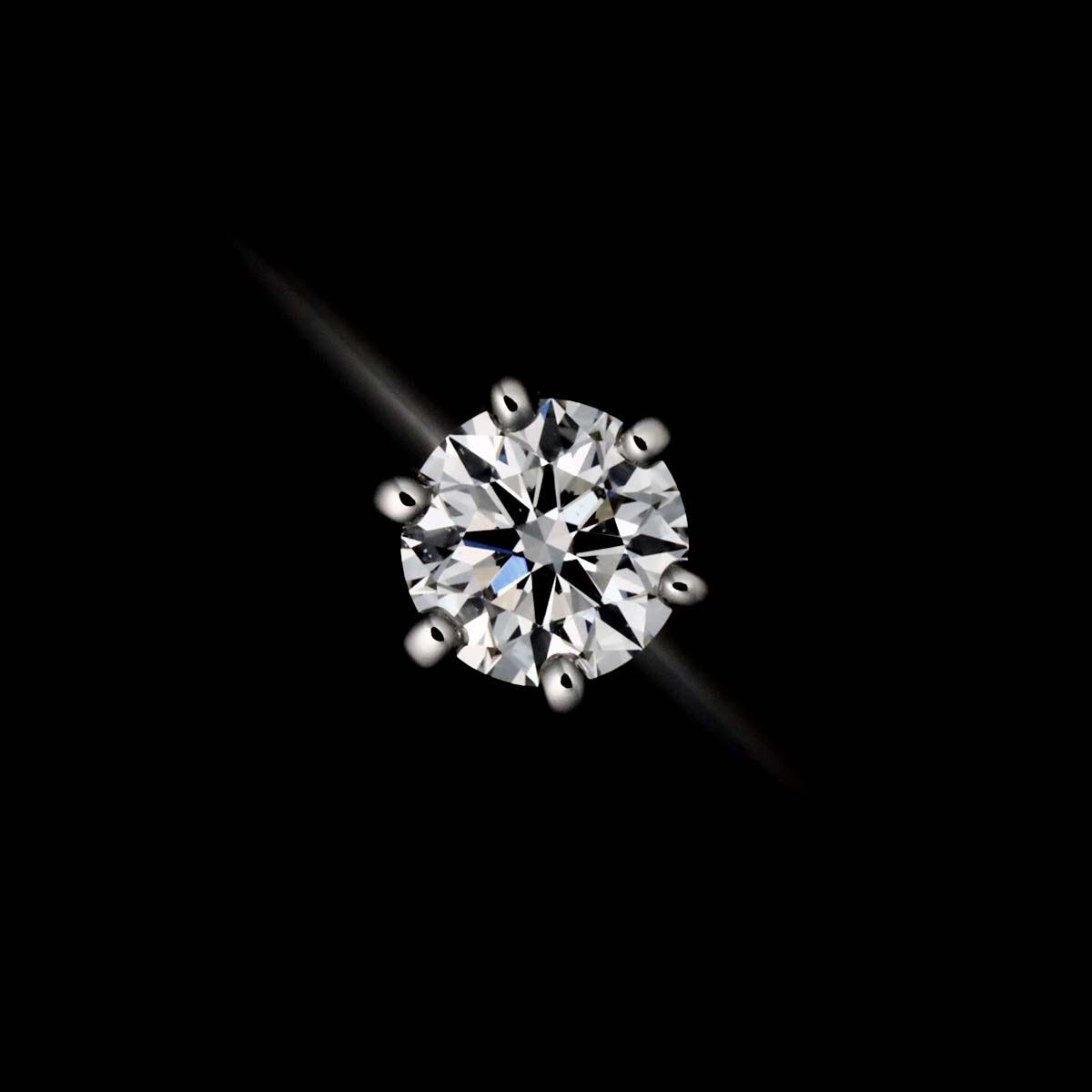 Diamond 0.21ct E/VS1/3EX Ring Pt Platinum Size5.75-6(US)