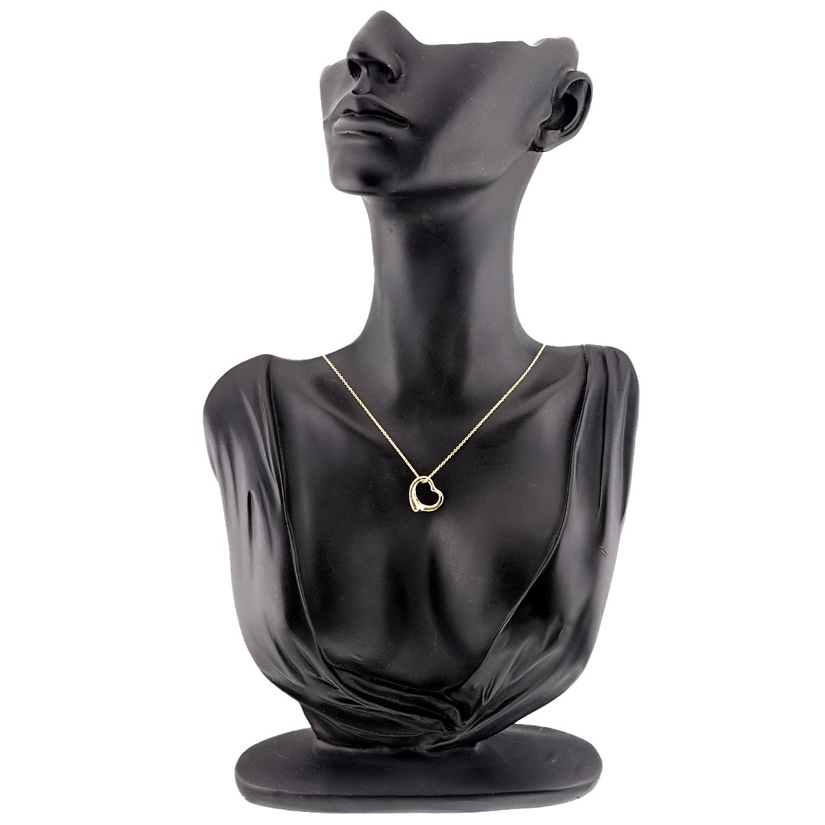 Open Heart Necklace 18K Yellow Gold 750