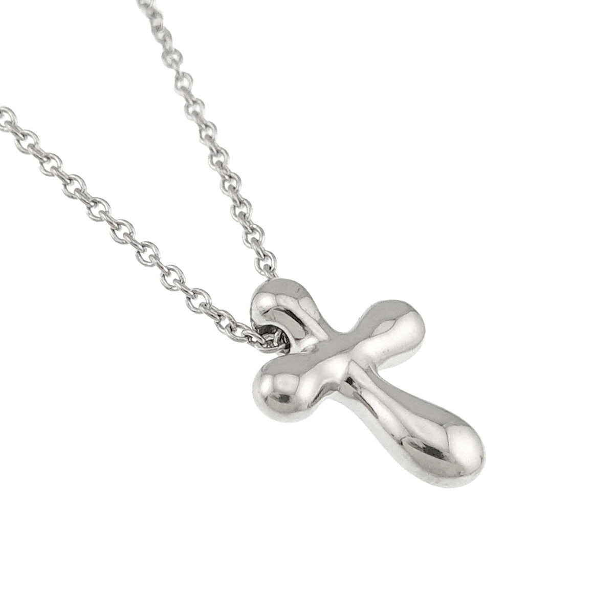 Cross Necklace Platinum