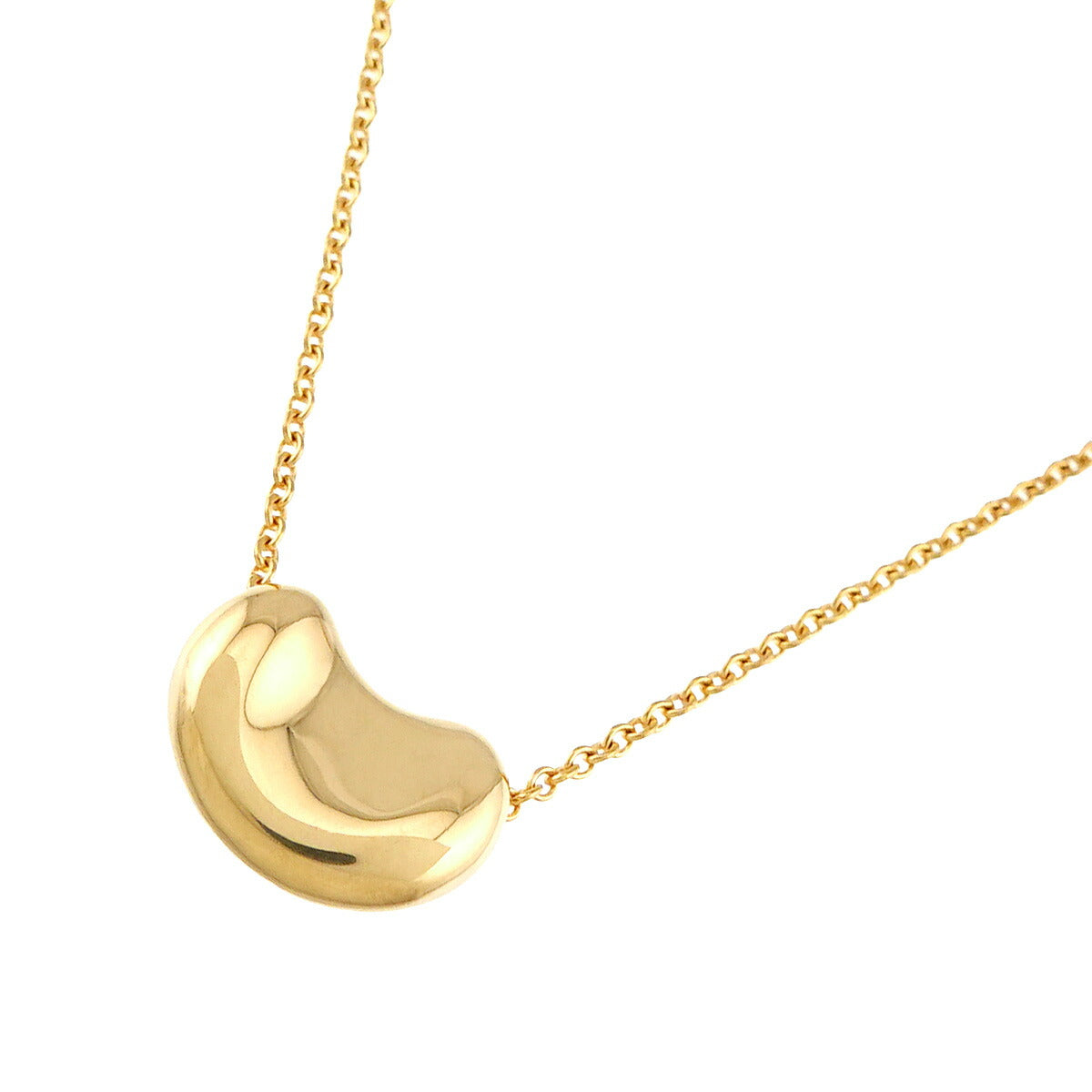 Bean Necklace 18K Yellow Gold 750