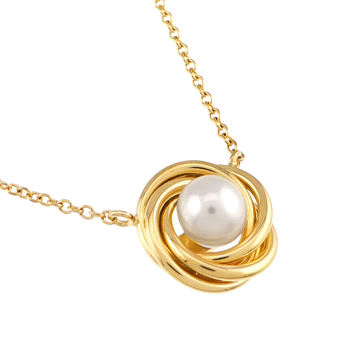Akoya pearl 5.0mm Necklace 18K YG 750