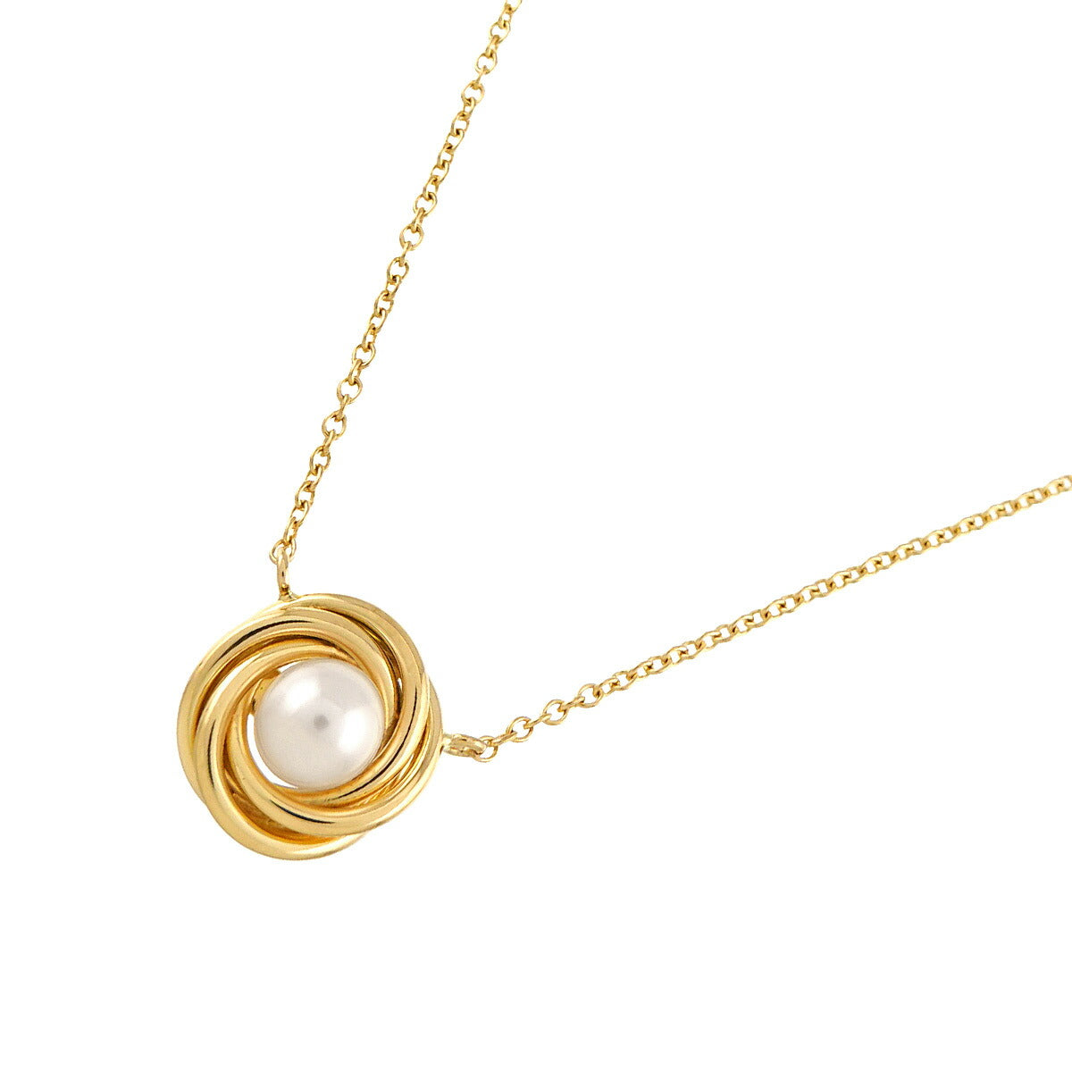 Akoya pearl 5.0mm Necklace 18K YG 750