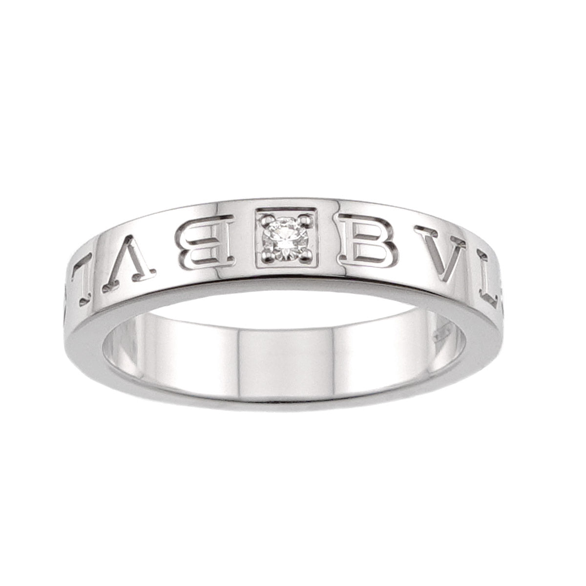 B-ZERO1 Diamond Ring 18K WG 750 size7.25(US)