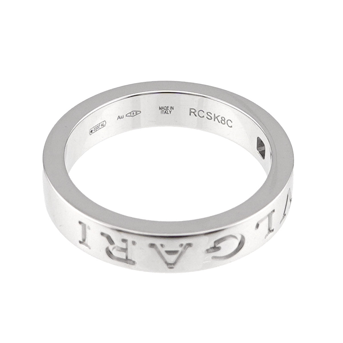 B-ZERO1 Diamond Ring 18K WG 750 size7.25(US)