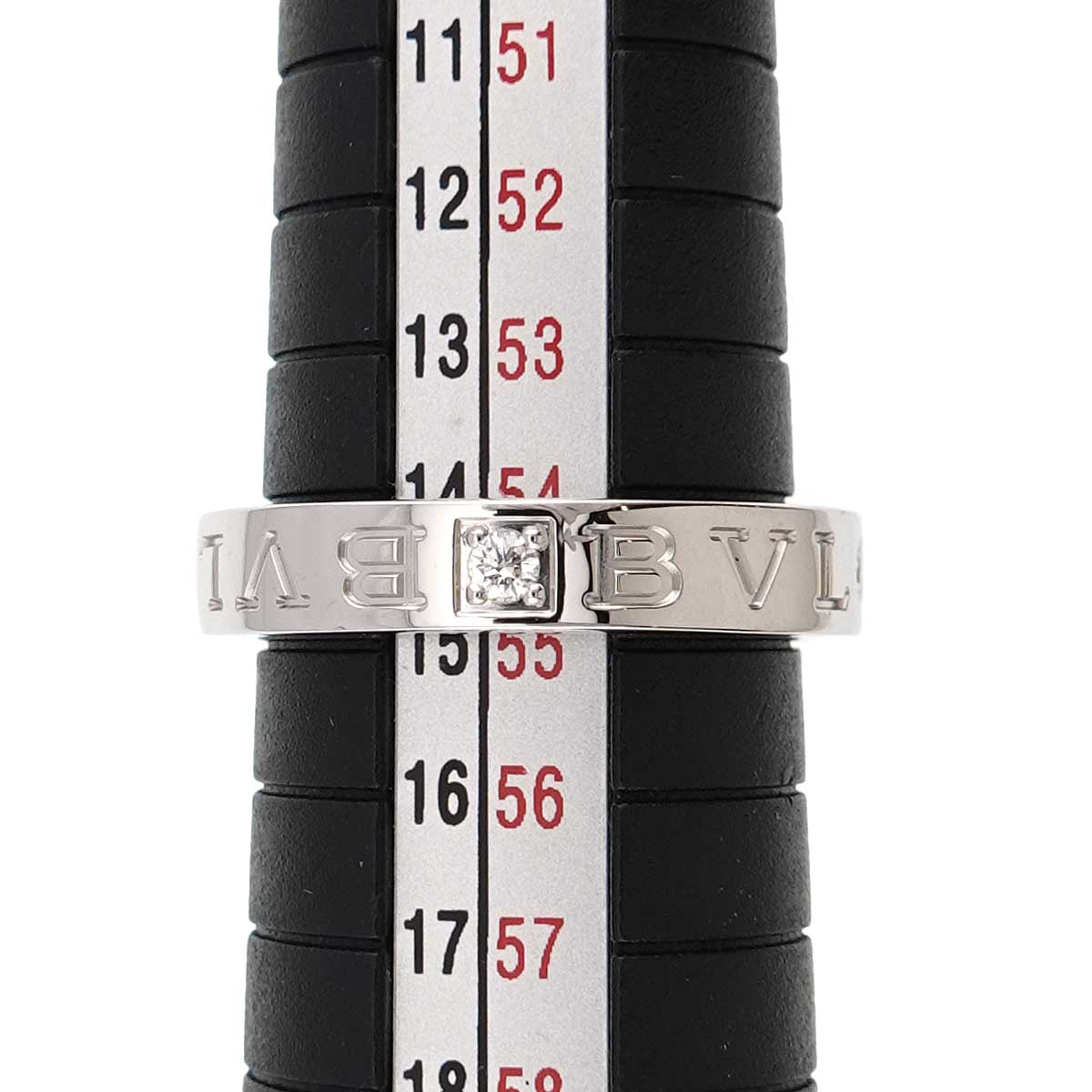 B-ZERO1 Diamond Ring 18K WG 750 size7.25(US)