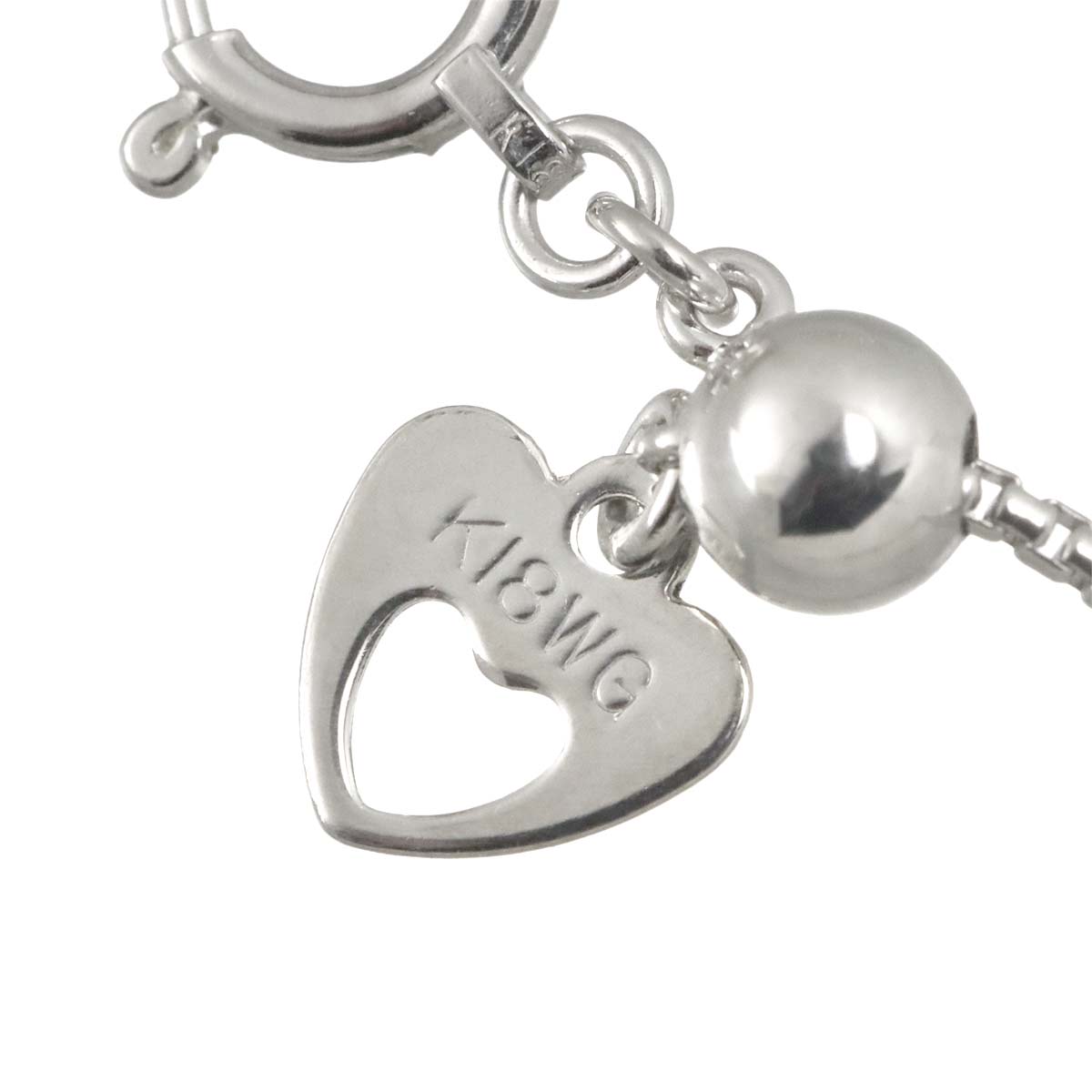 MOP Diamond Necklace 18K White Gold 750