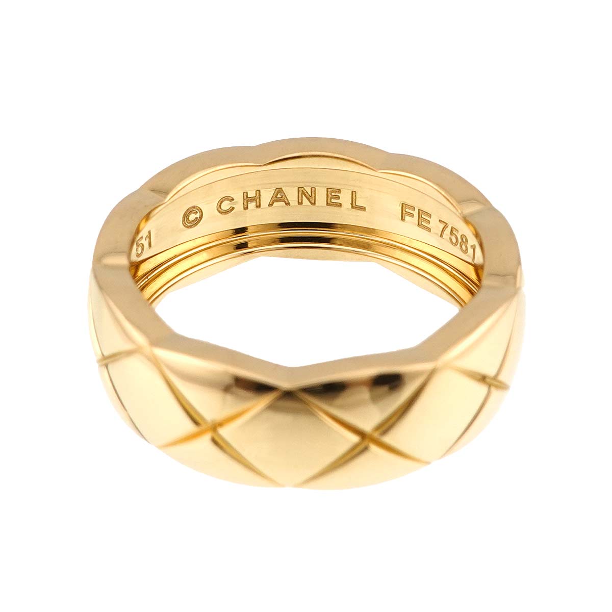 Coco Crush Ring MM 18K Yellow Gold 750 Size51 5.5-5.75(US)