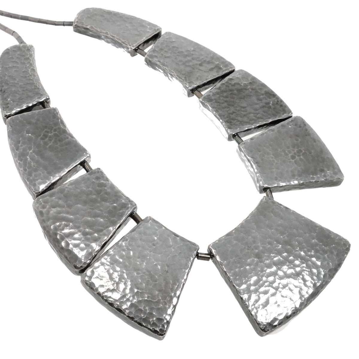 Hematite Heart Necklace Silver 925