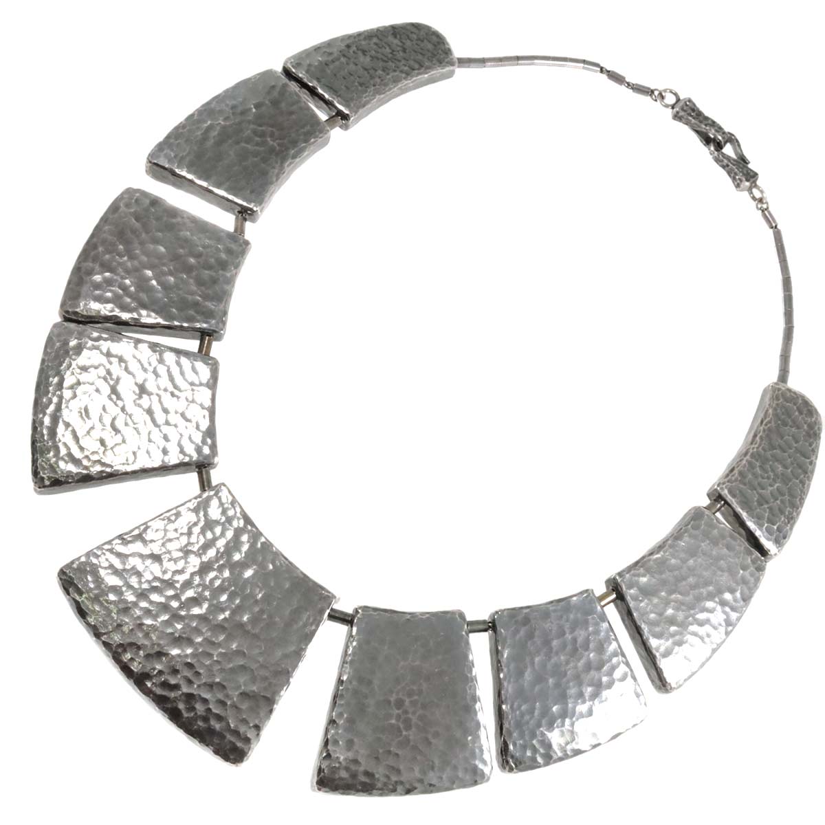 Hematite Heart Necklace Silver 925