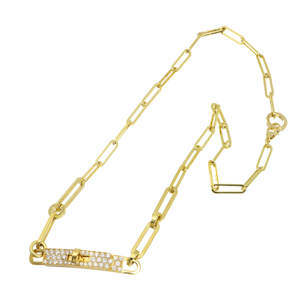 Kelly Diamond 0.62ct Necklace 18K Yellow Gold 750