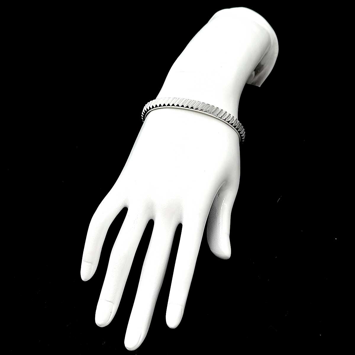 Bracelet Bangle 18K White Gold 750