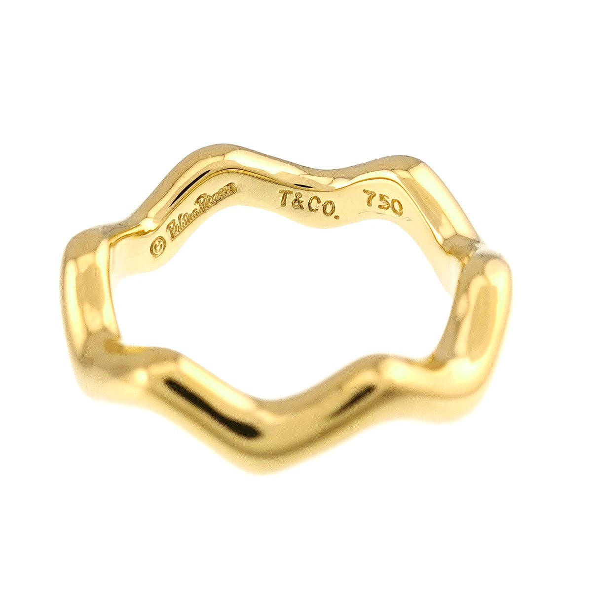 Ring 18K Yellow Gold 750 Size5.25-5.5(US)