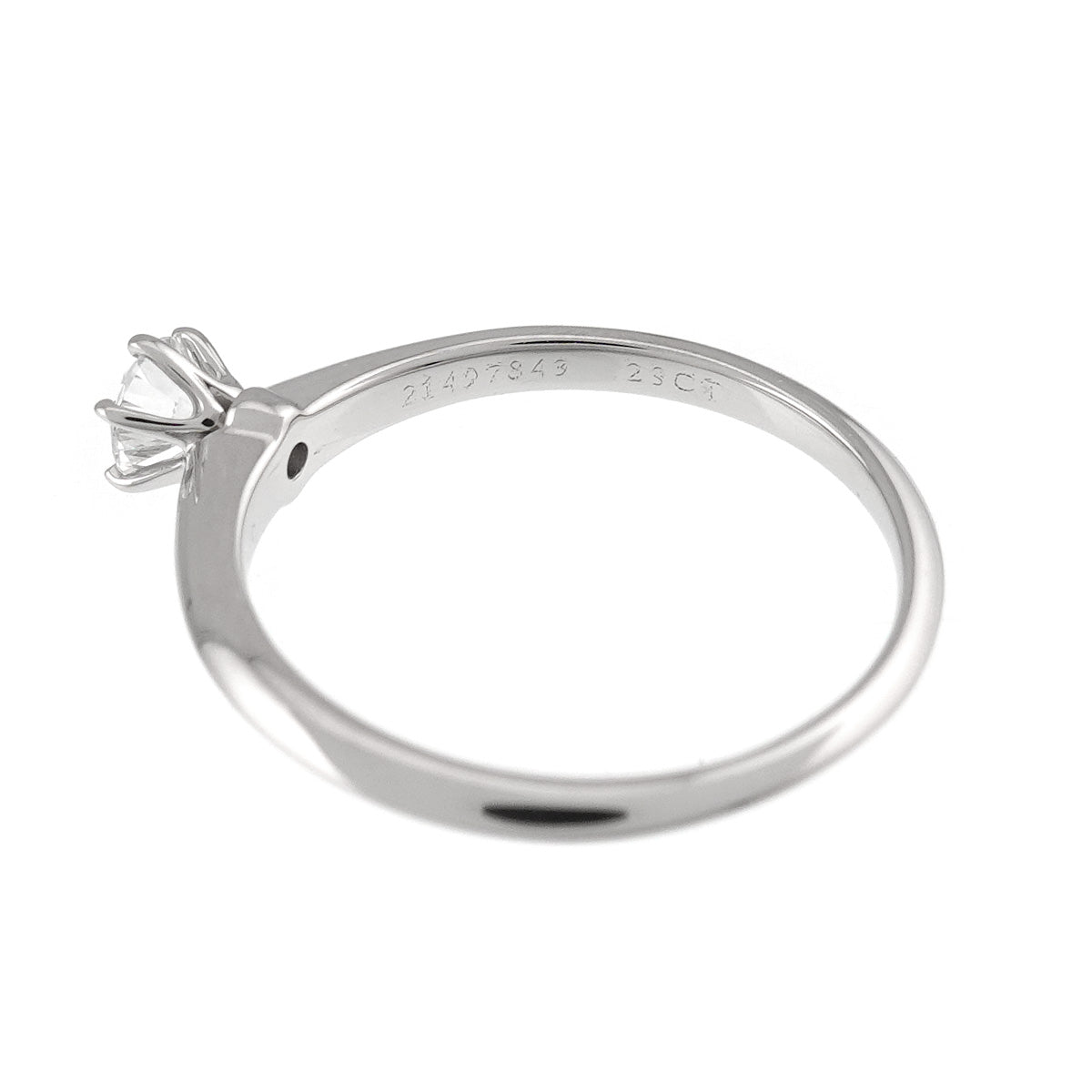 Diamond 0.23ct D/VVS1/VG Ring Platinum Size5.25(US)