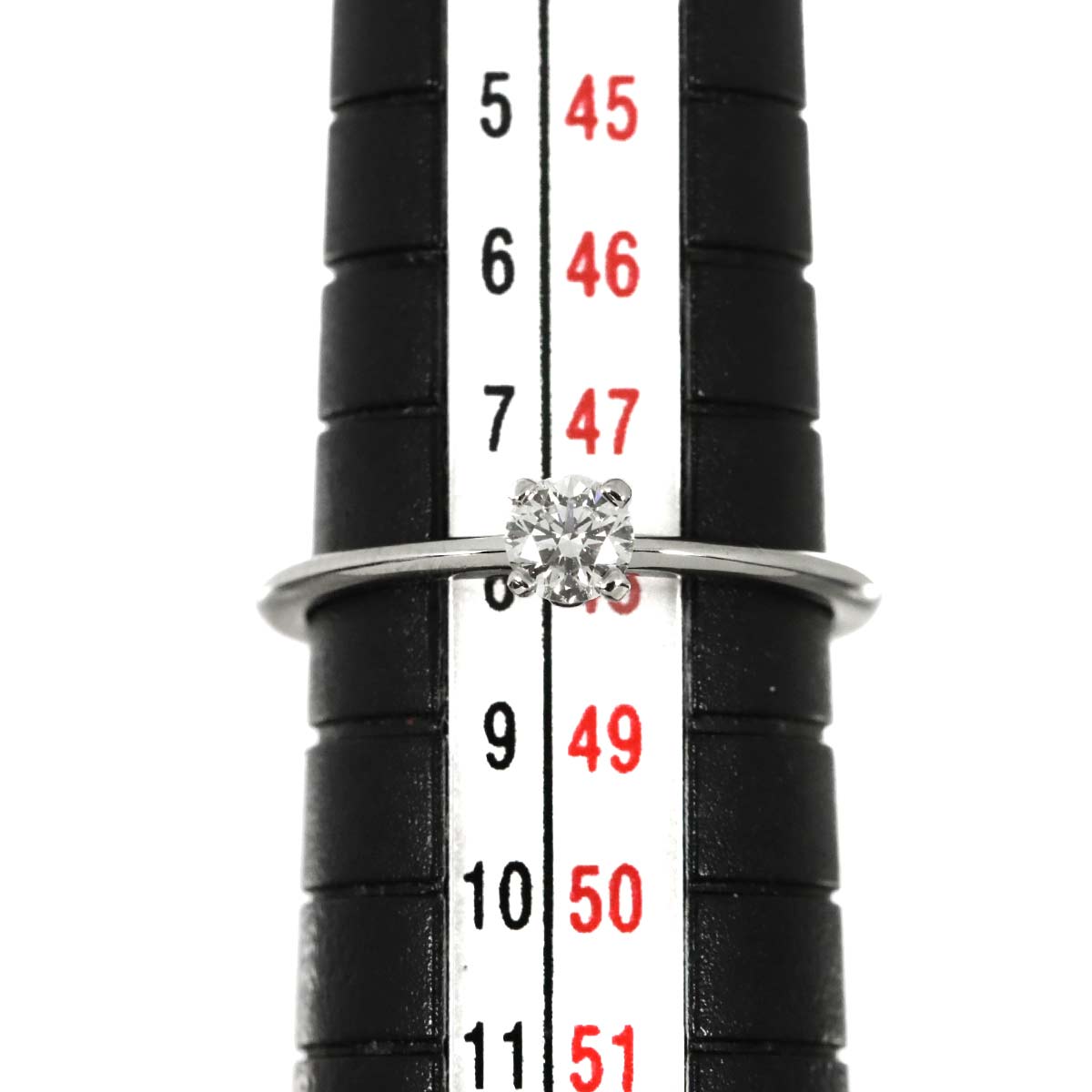 True Diamond 0.18ct I/VS1/3EX Ring Platinum size4.5(US)