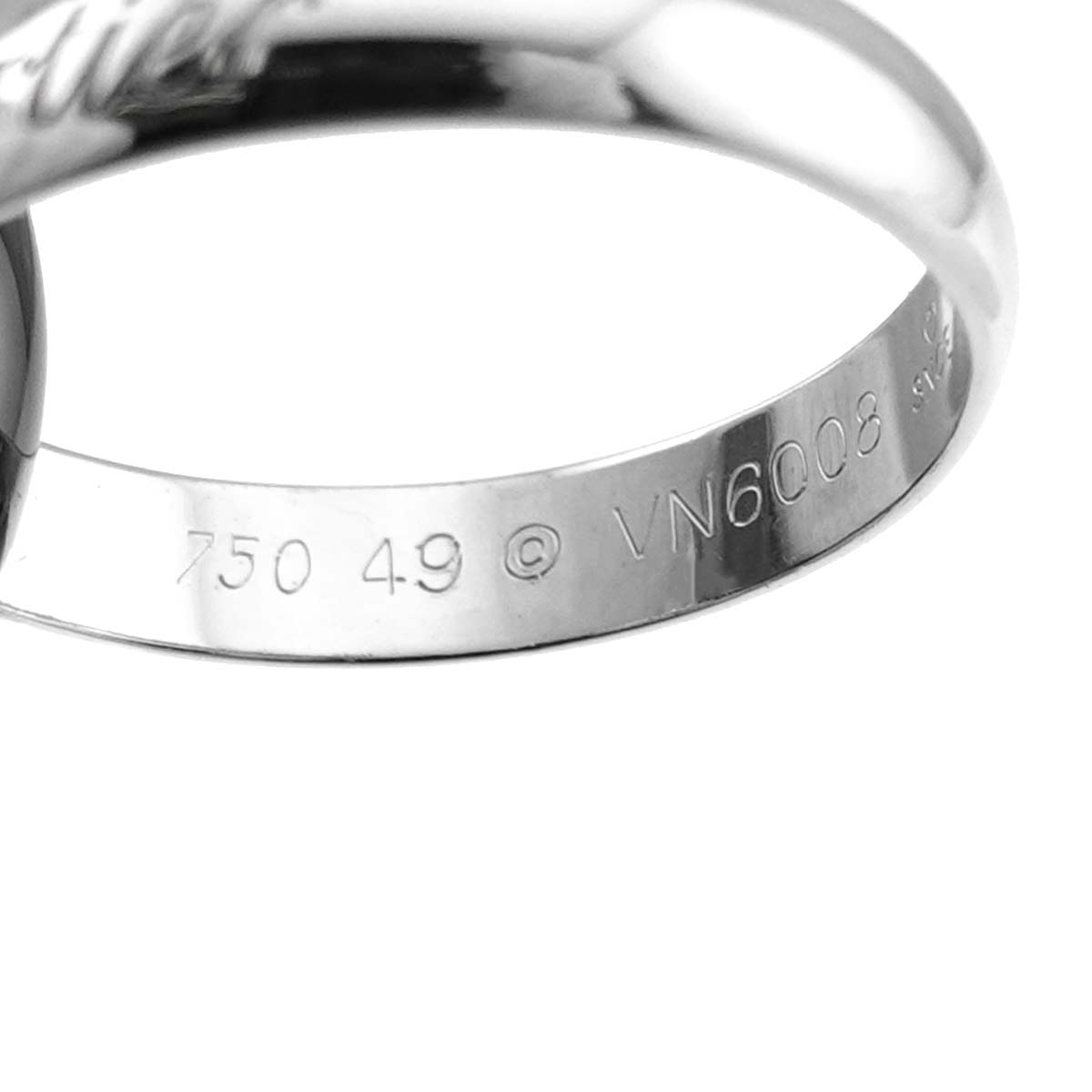 Trinity Ceramic Ring K18 White Gold 750 size49 4.75-5(US)