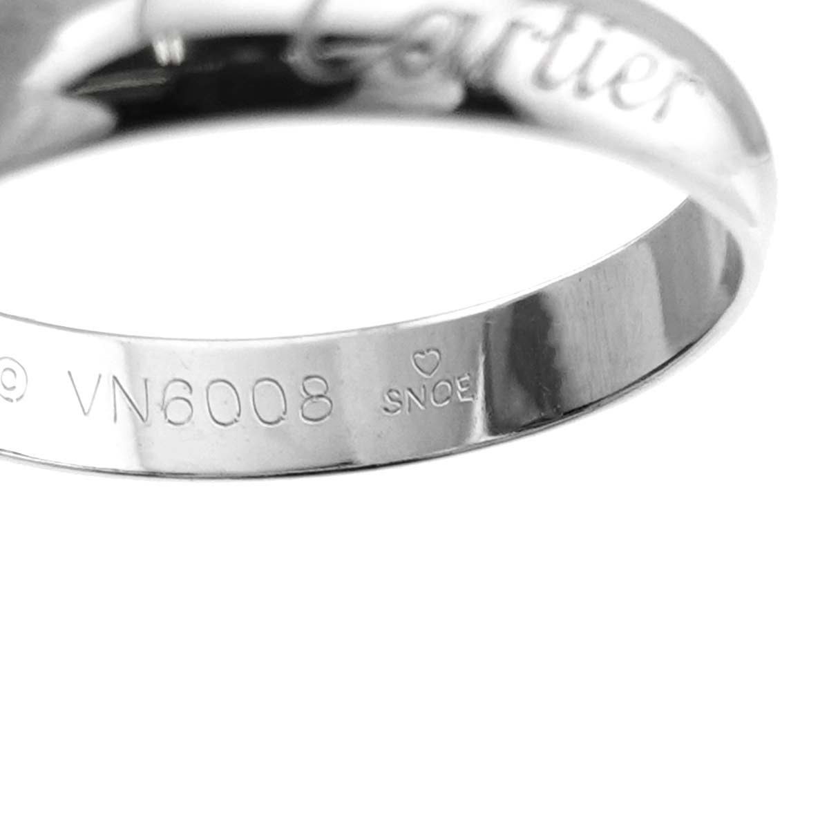 Trinity Ceramic Ring K18 White Gold 750 size49 4.75-5(US)