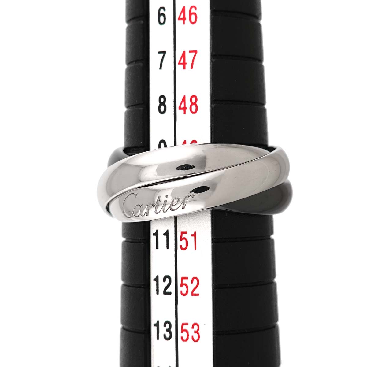 Trinity Ceramic Ring K18 White Gold 750 size49 4.75-5(US)
