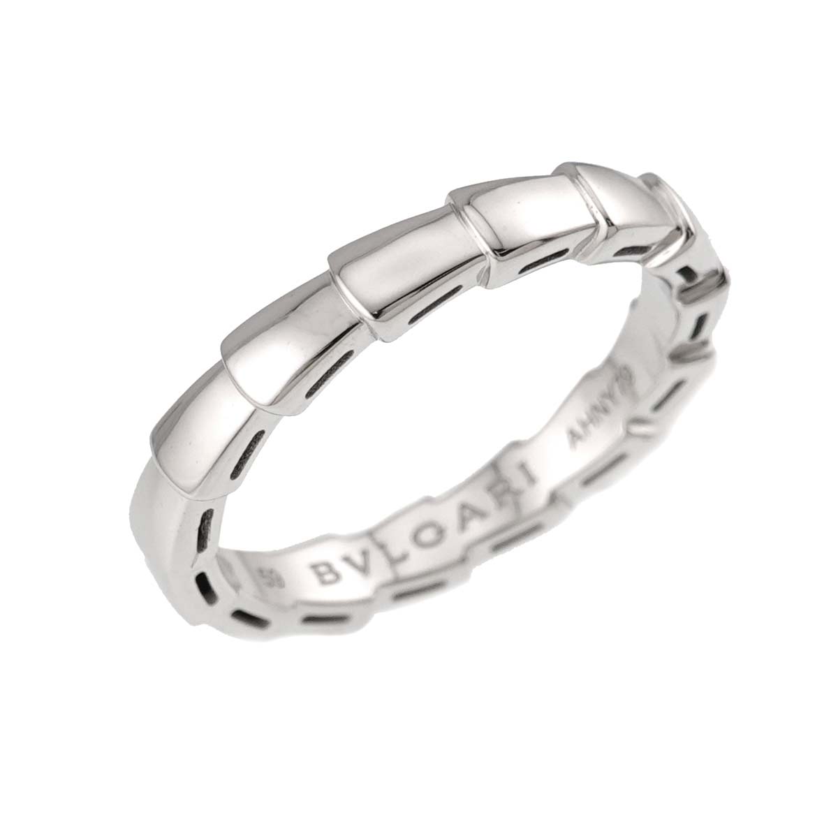 Serpenti Viper Ring 18K White Gold 750 size59 8.75(US)