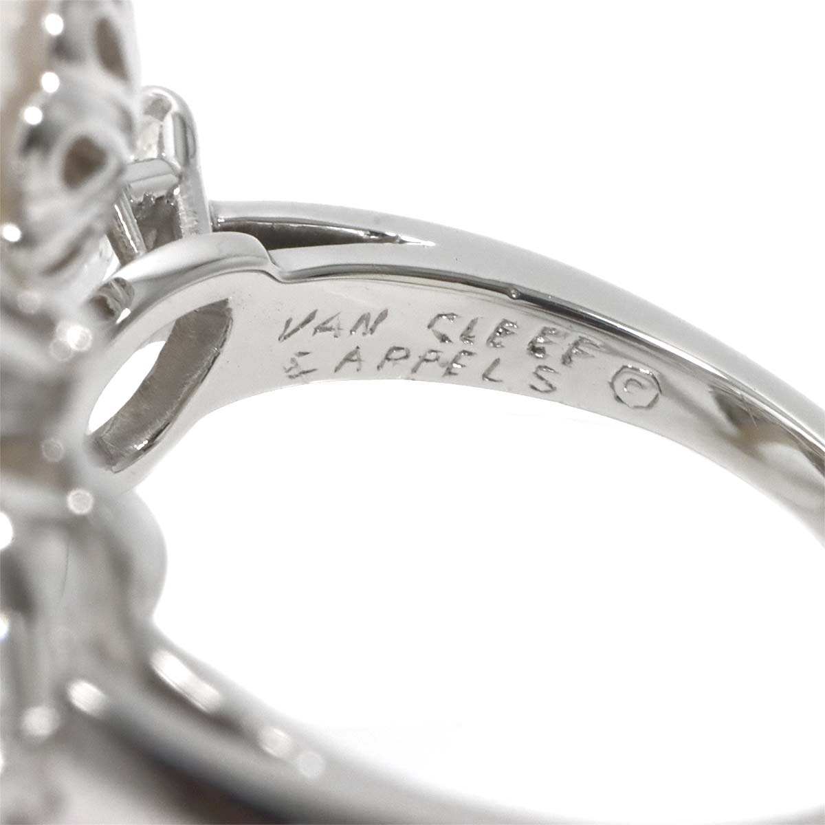 South Sea pearl 11.8mm Diamond Ring Pt size52 6(US)