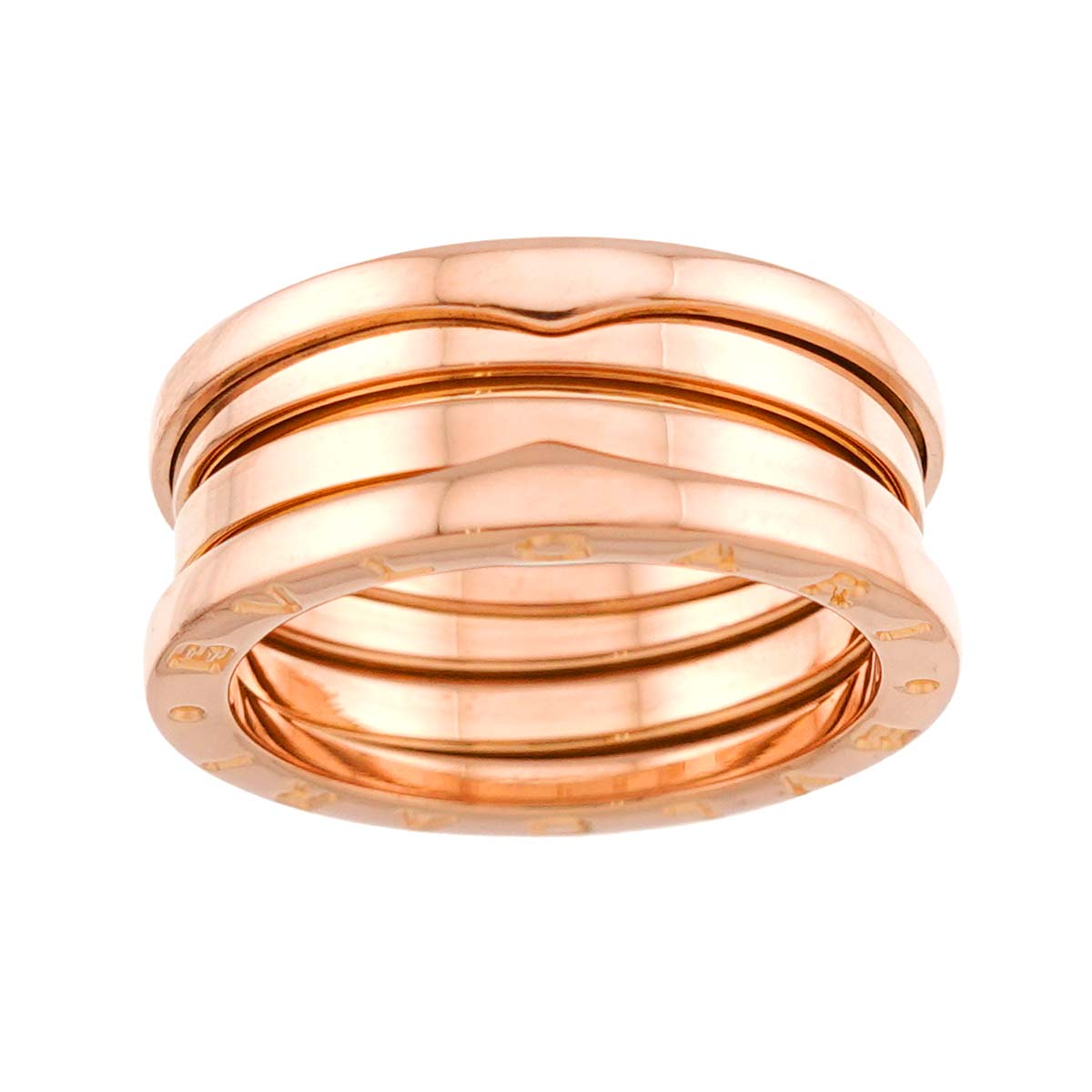 B-ZERO1 3Band Ring 18K Pink Gold 750 Size58 7.75-8(US)