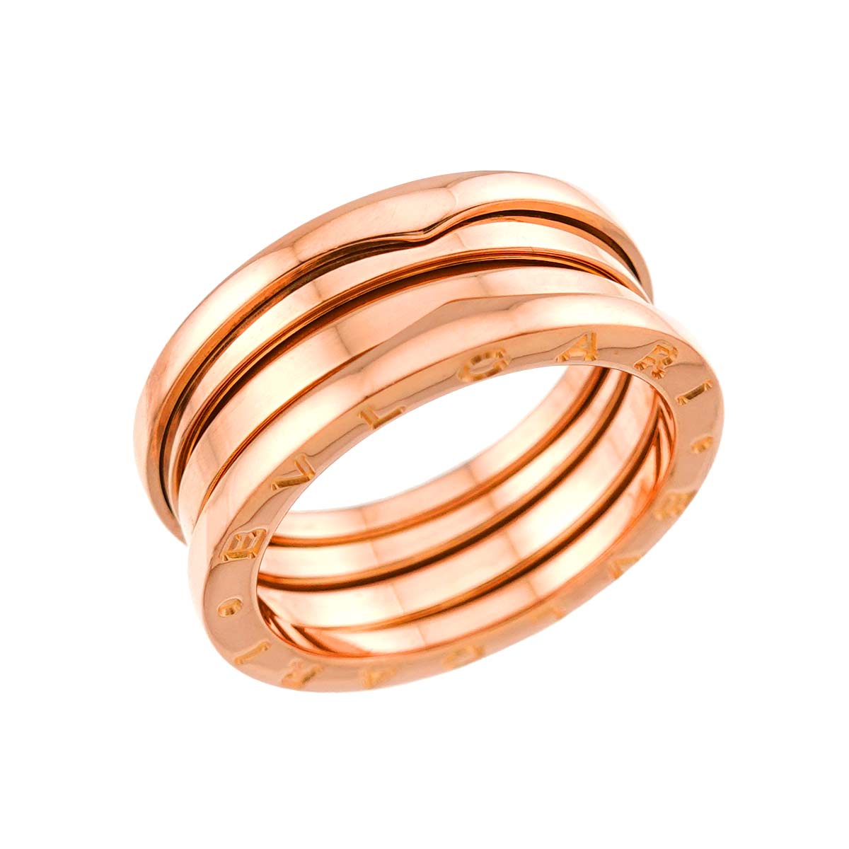 B-ZERO1 3Band Ring 18K Pink Gold 750 Size58 7.75-8(US)