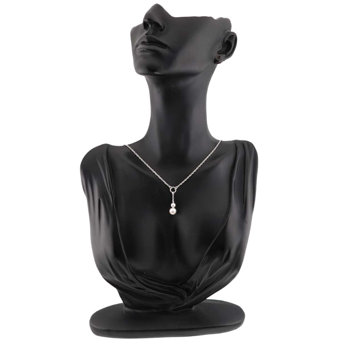 Akoya Pearl 6.9-4.8mm Necklace 18K White Gold 750
