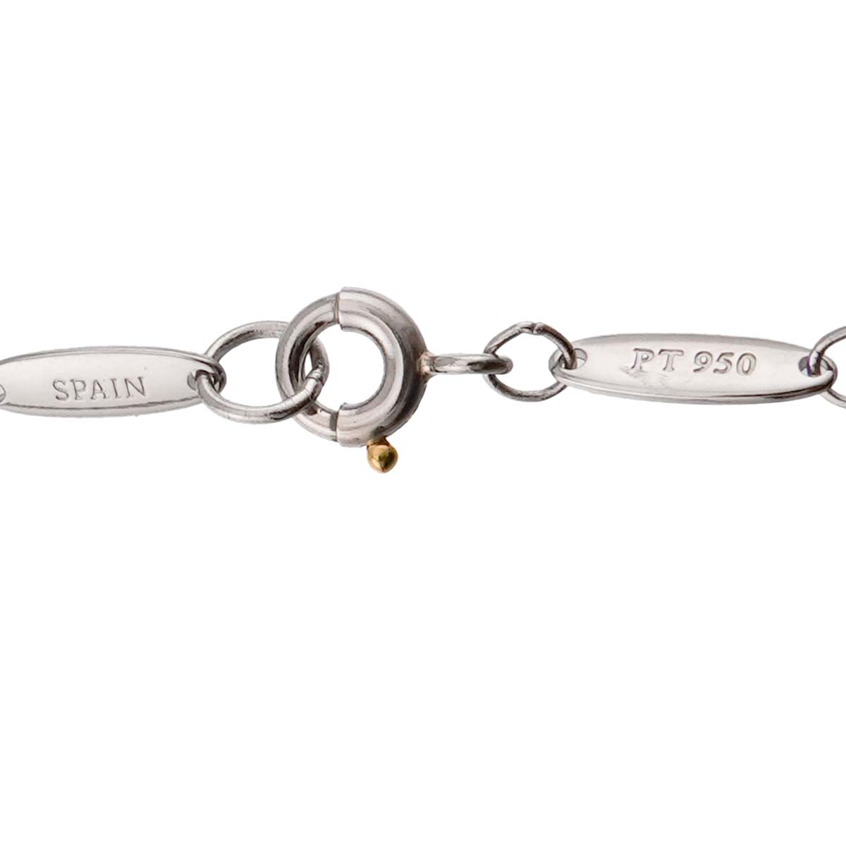 Open Heart Diamond Necklace Platinum