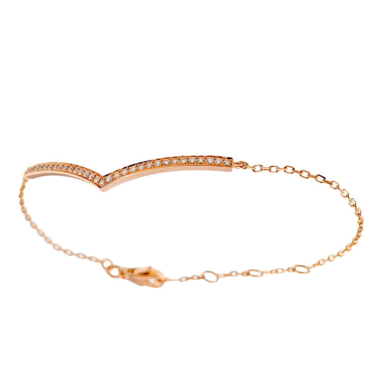Josephine Diamond Bracelet 18K Pink Gold 750