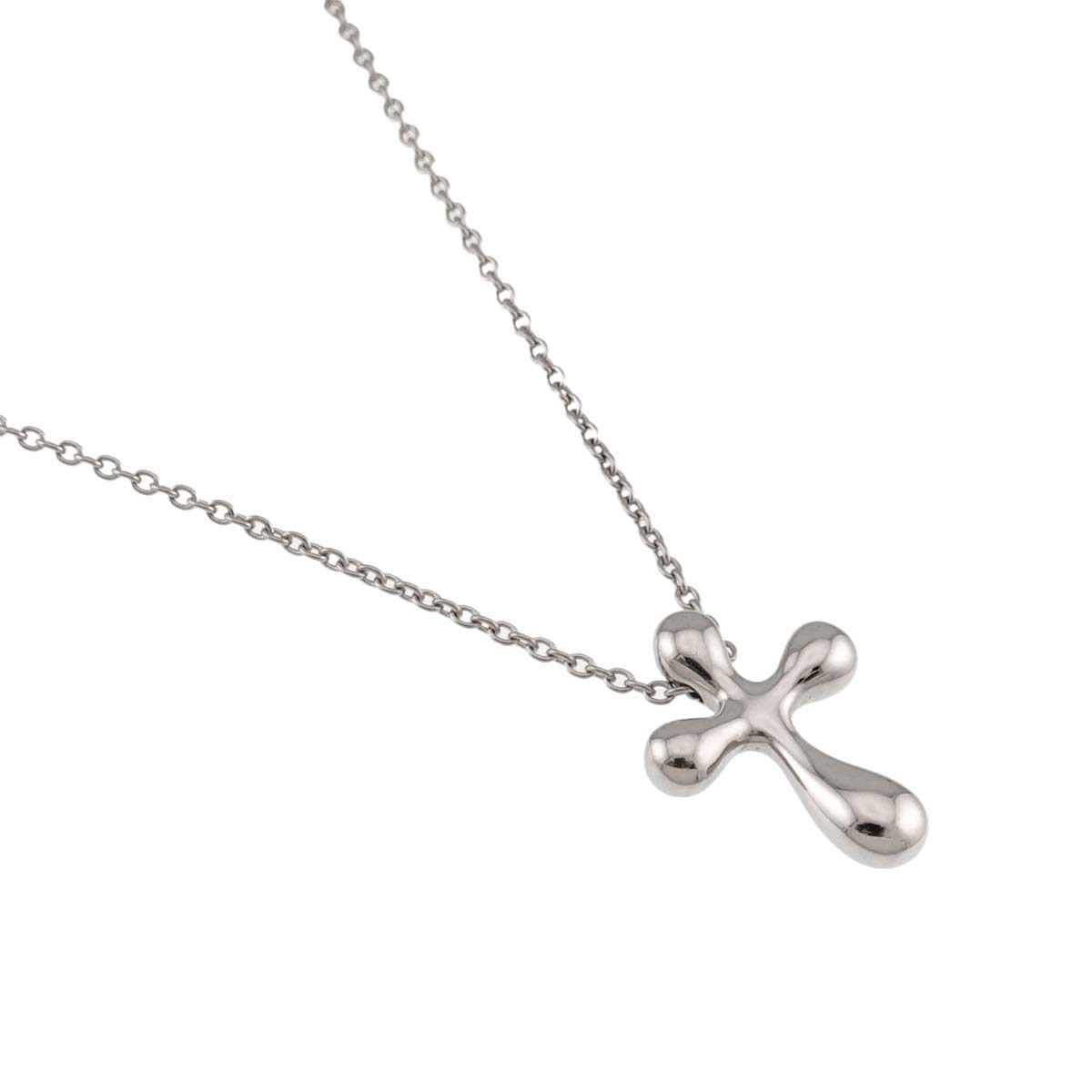 Cross Necklace Platinum