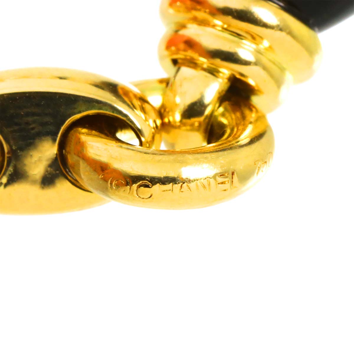 Onyx Necklace 18K Yellow Gold 750